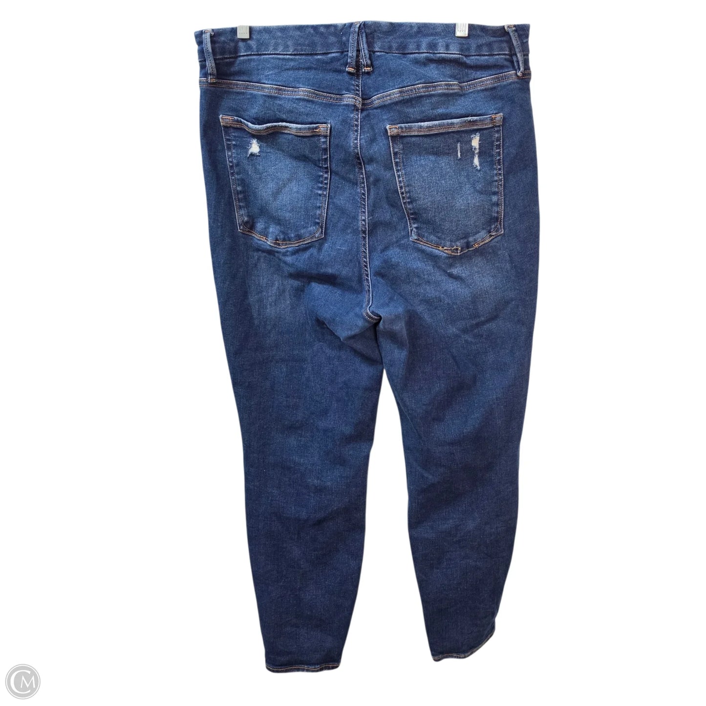 Jeans Skinny By Good American In Blue, Size: 0