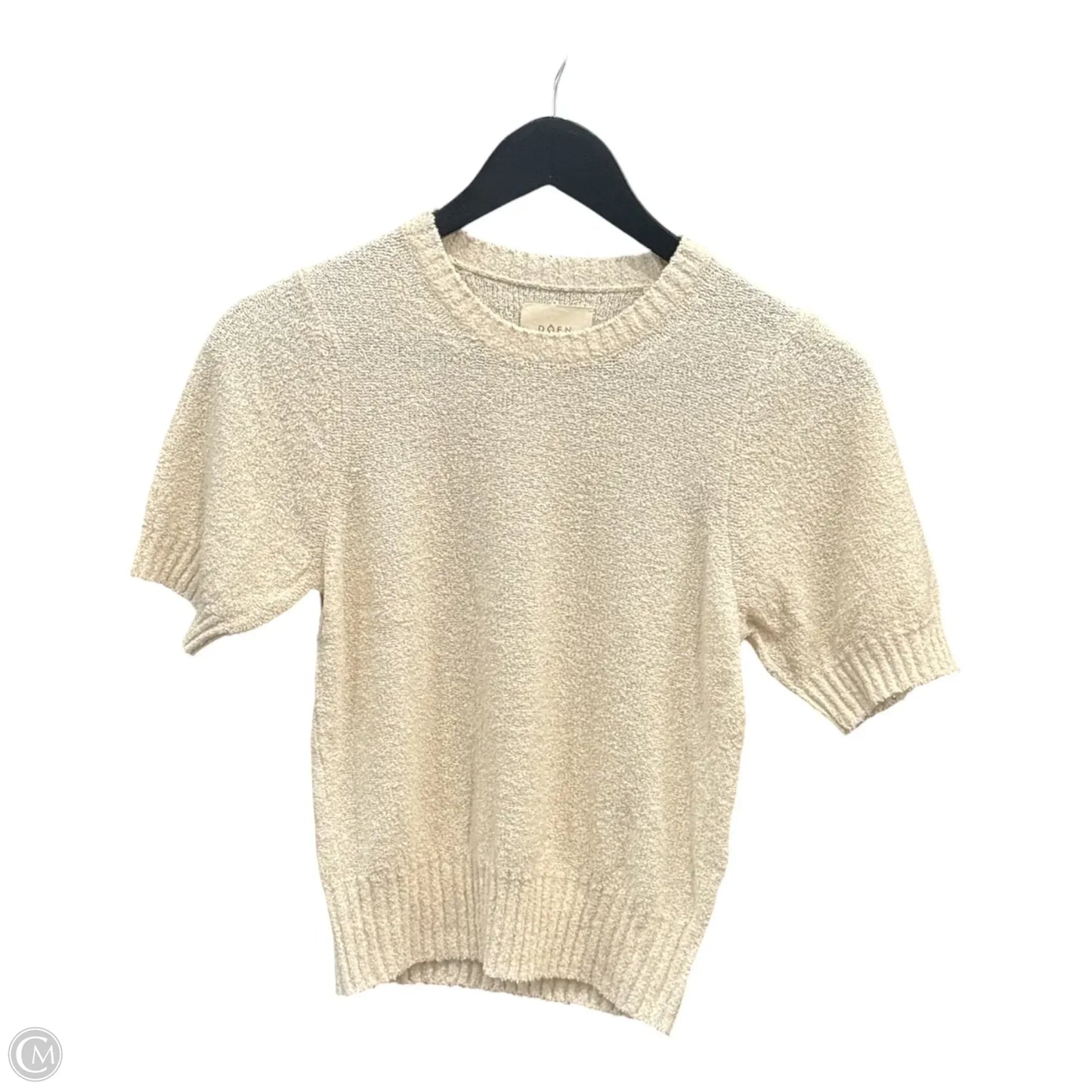 Top Short Sleeve By Cma In Cream, Size: S