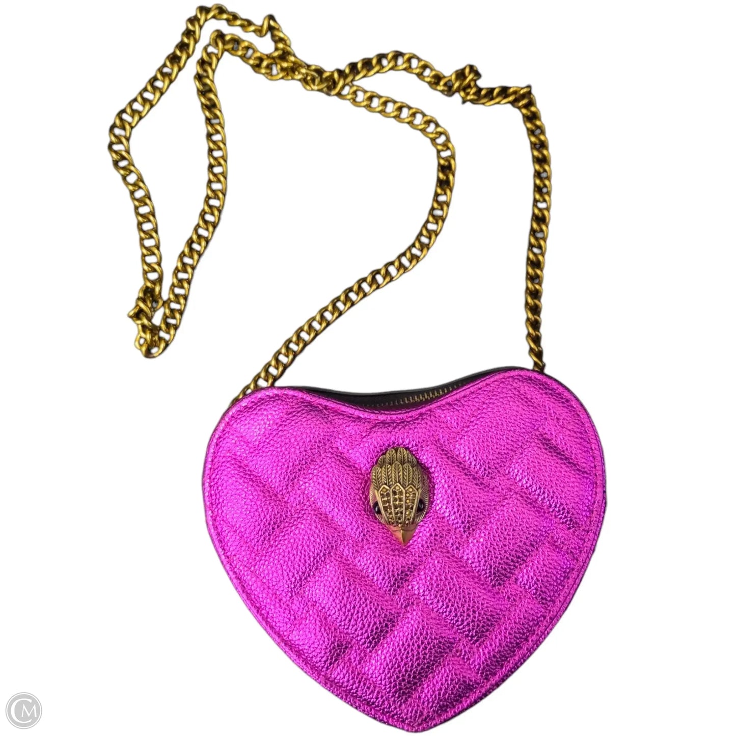 Handbag Leather By Kurt Geiger London, Size: Small