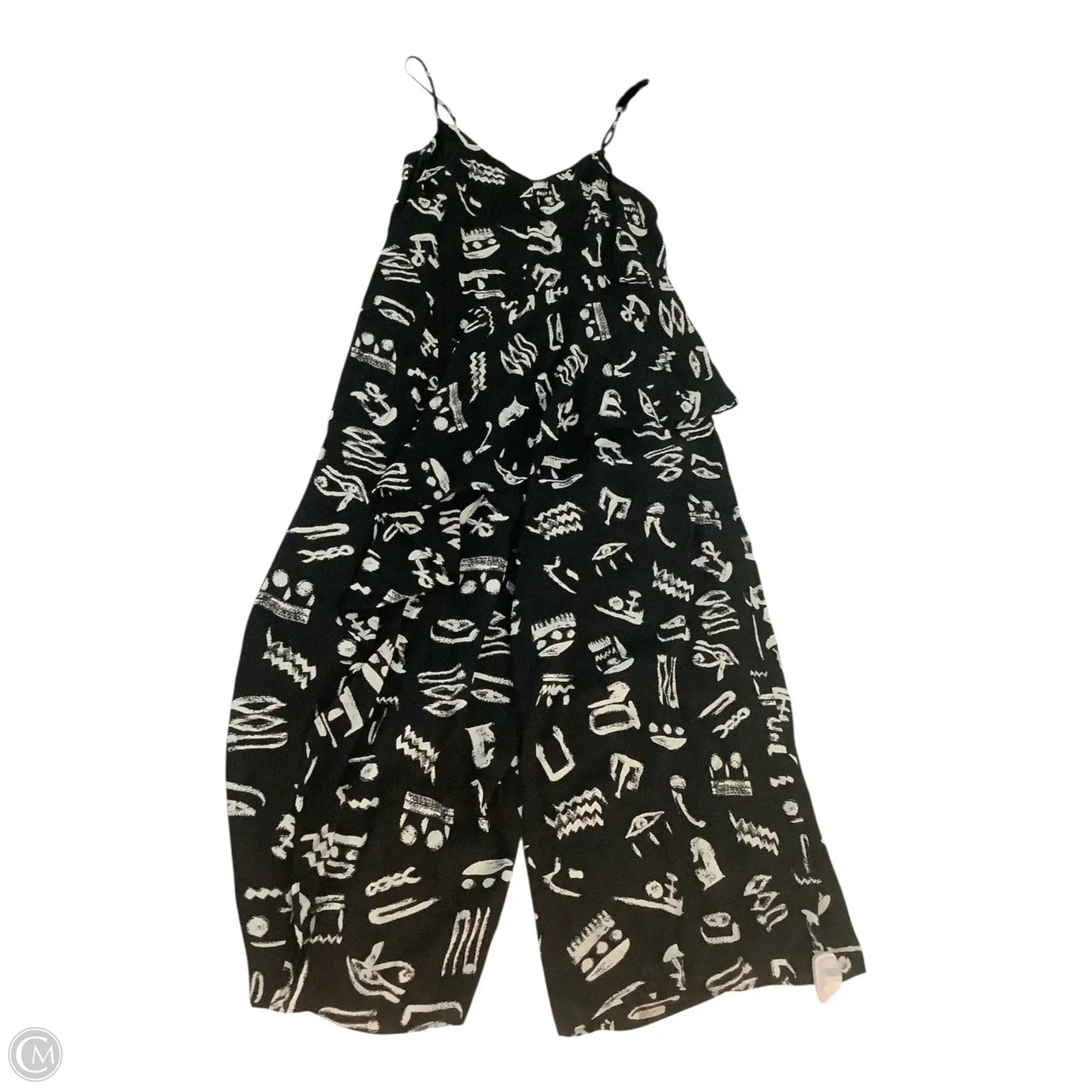 Dress Casual Maxi By Maeve In Black & White, Size: 12
