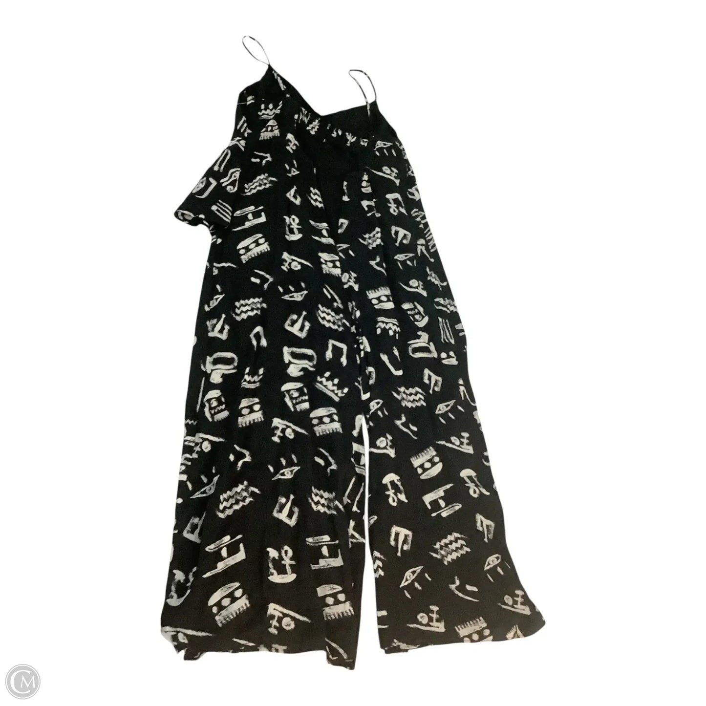 Dress Casual Maxi By Maeve In Black & White, Size: 12