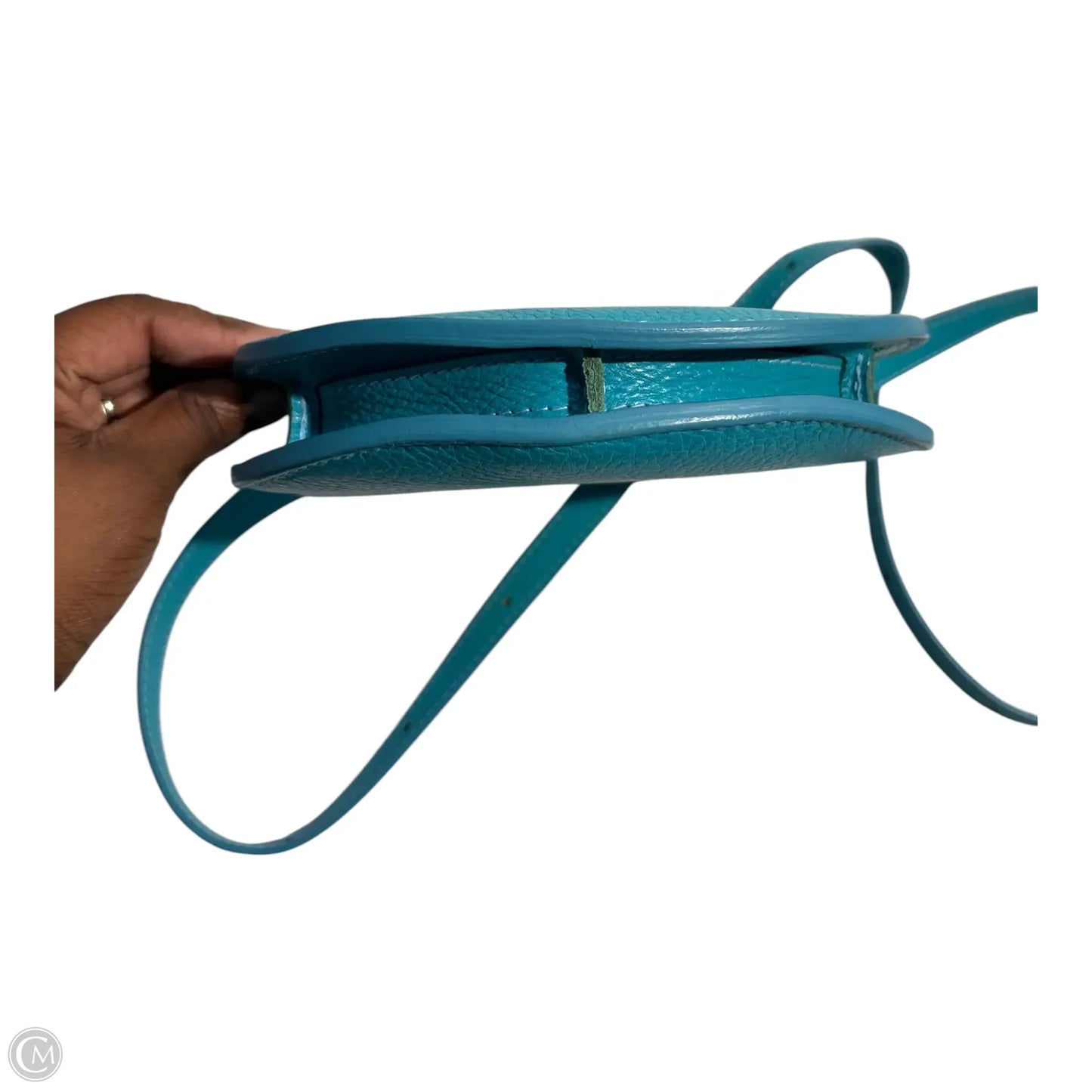 Handbag Leather By Cma, Size: Medium