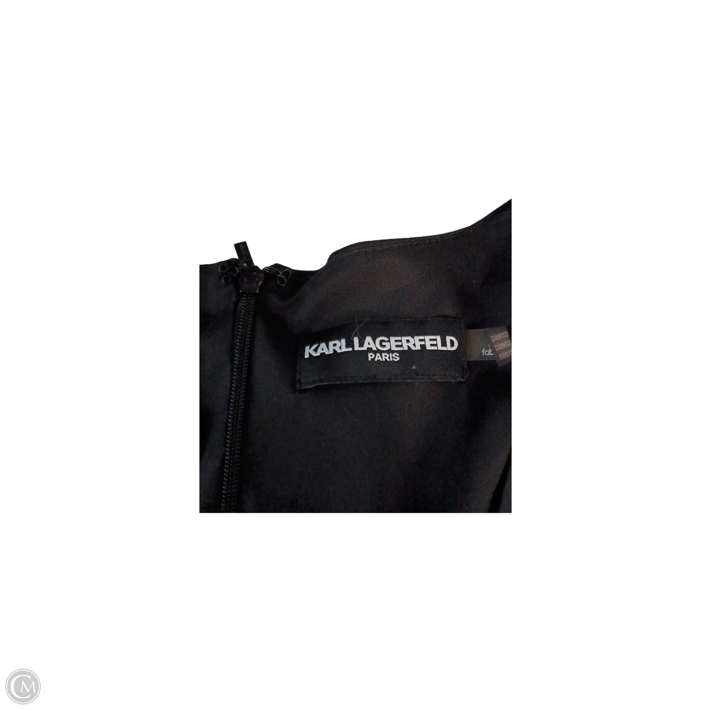 Jumpsuit Designer By Karl Lagerfeld In Black, Size: S
