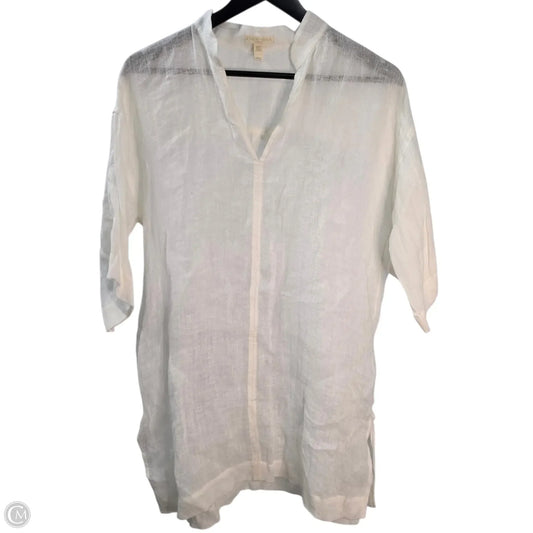 Tunic Long Sleeve By Eileen Fisher In Cream, Size: Sp