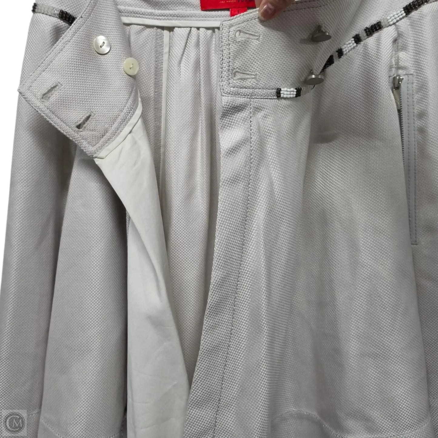 Skirt Designer By Zac Posen In Grey, Size: 8