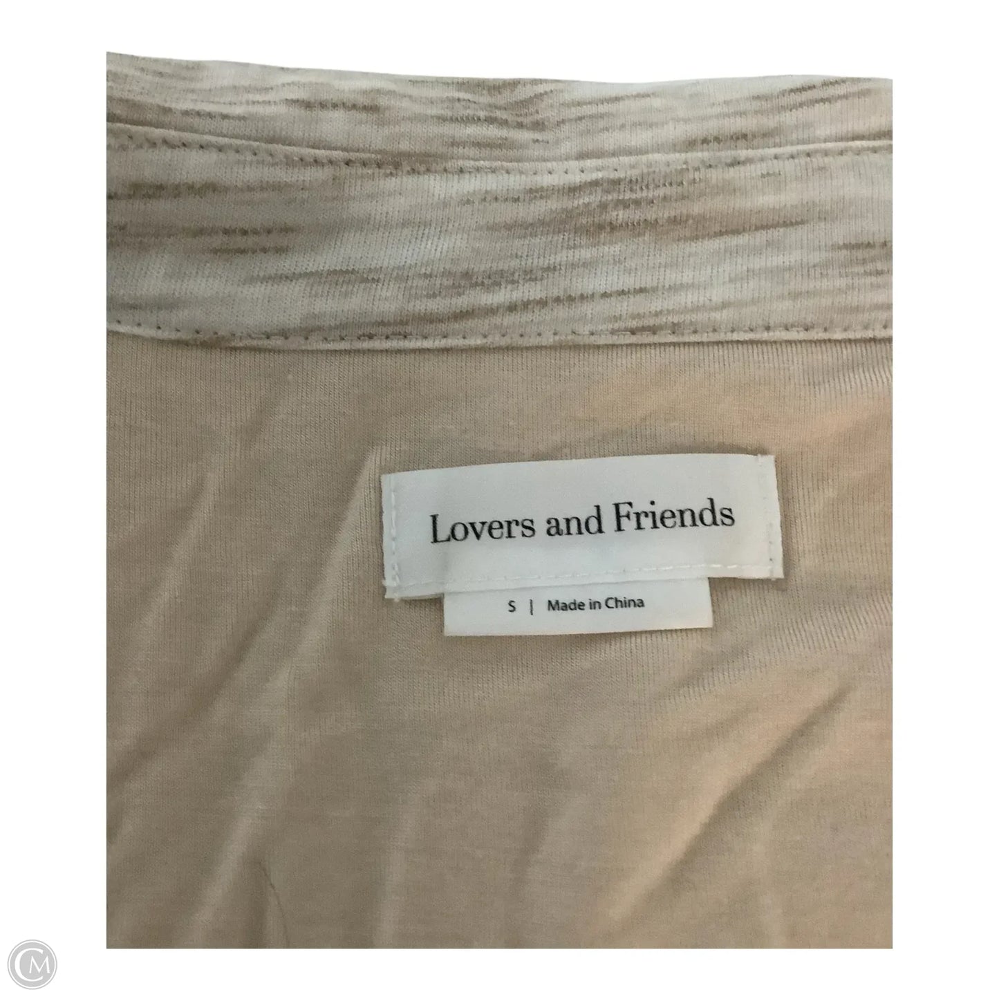 Dress Casual Maxi By Lovers & Friends In Cream & Tan, Size: S