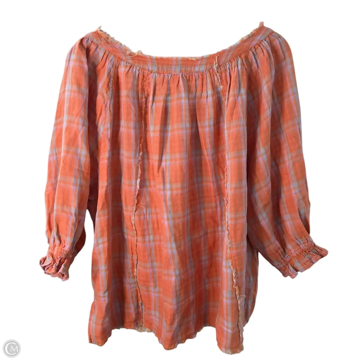 Top Short Sleeve Basic By Jade By Jane In Peach, Size: S