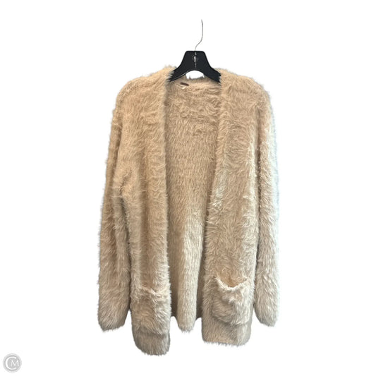 Sweater Cardigan By Free People In Beige, Size: S