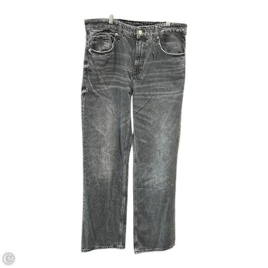Jeans Straight By Zara In Grey, Size: 10