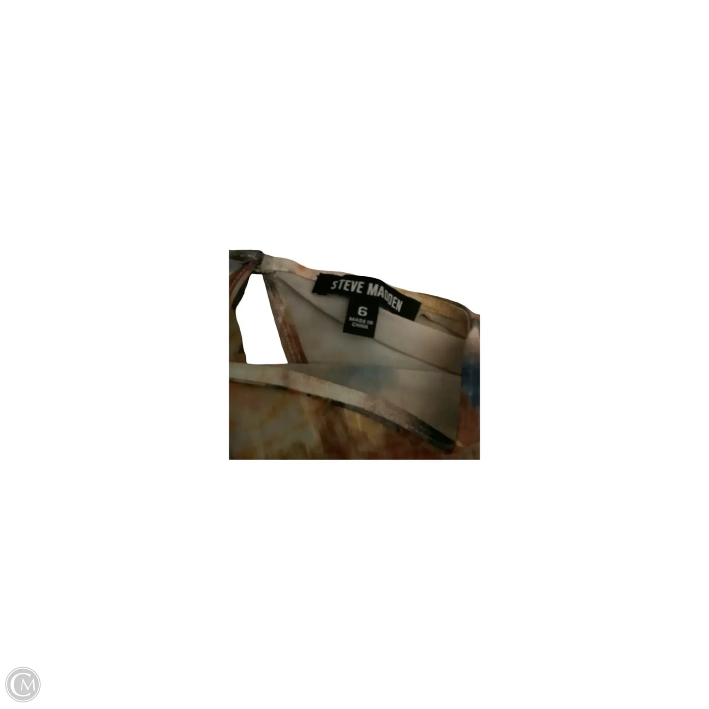 Dress Casual Maxi By Steve Madden In White & Yellow, Size: 6