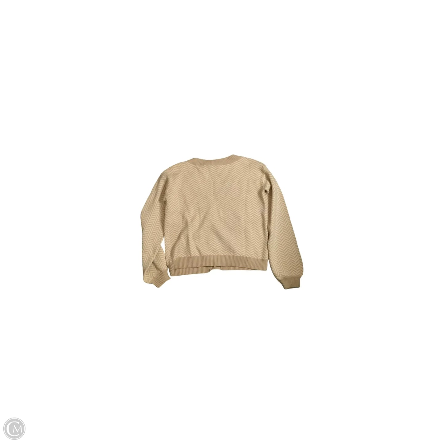 Sweater Cardigan By Sincerely Jules In Tan, Size: L