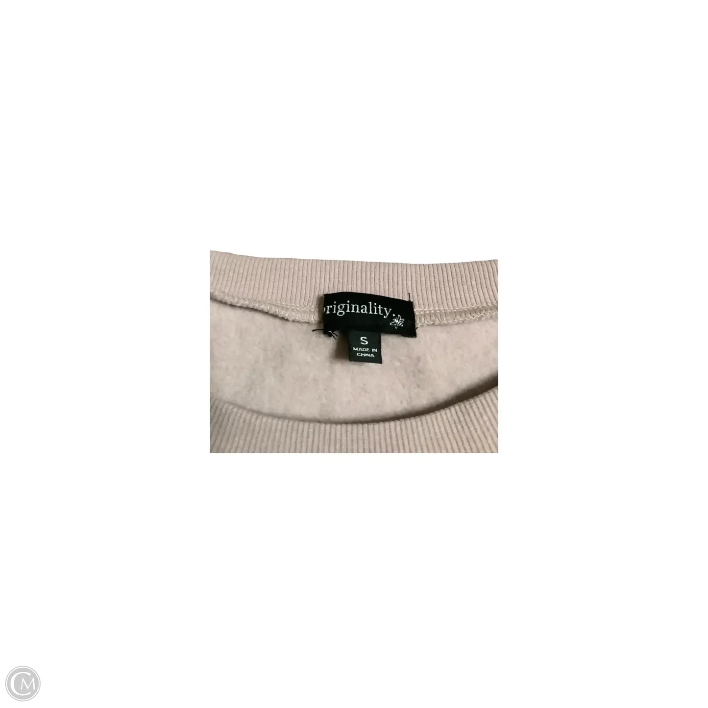 Top Long Sleeve By Originality In Mauve, Size: S