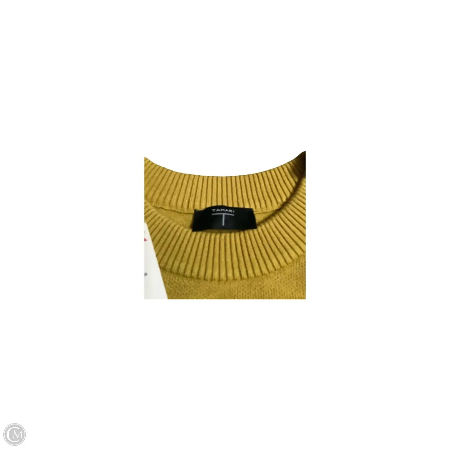 Sweater By Tahari In Yellow, Size: M