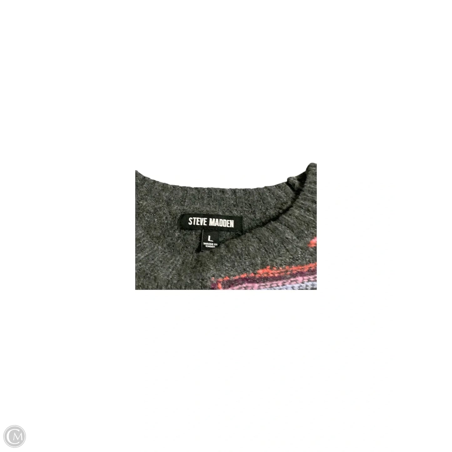 Sweater By Steve Madden In Multi-colored, Size: L