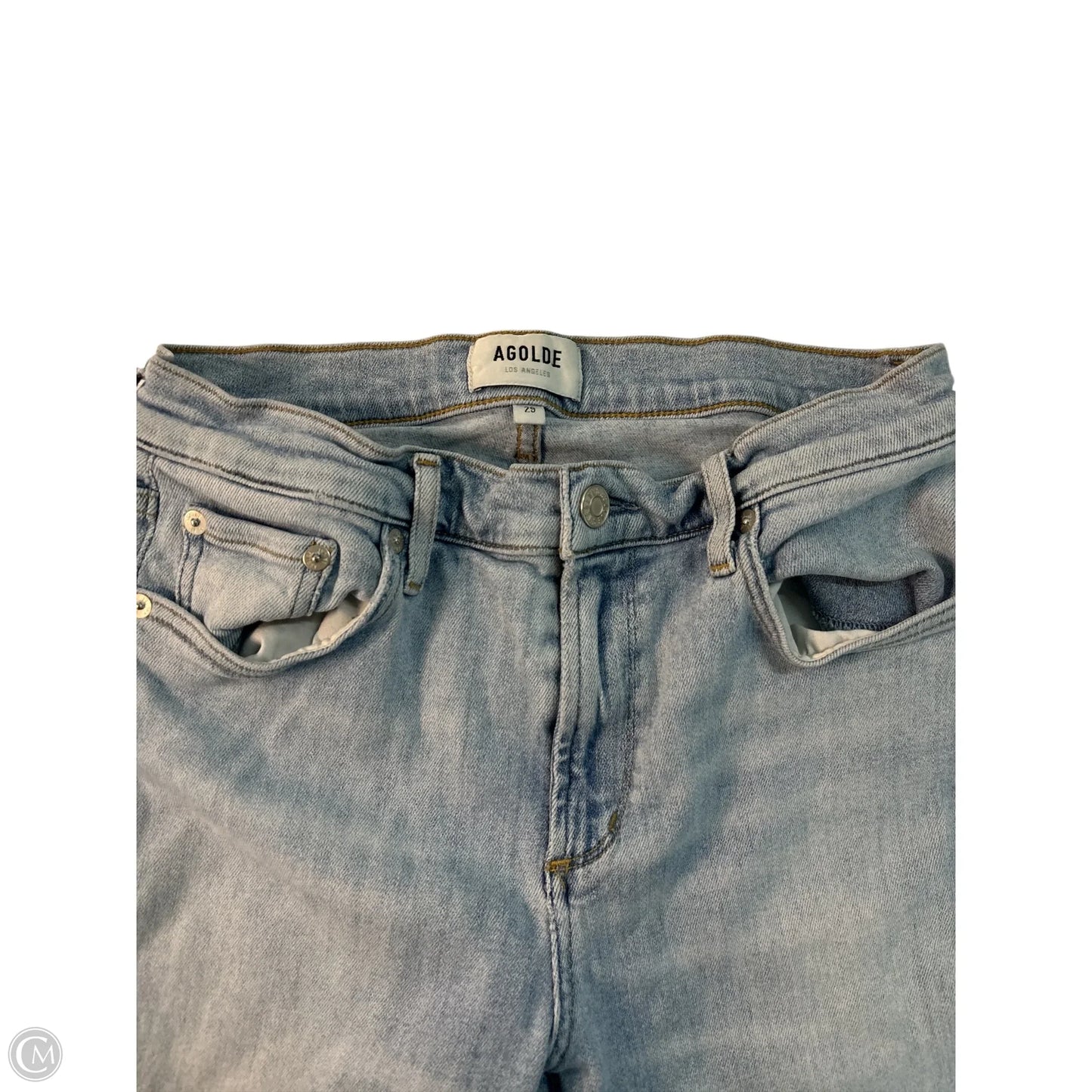 Jeans Skinny By Agolde In Blue, Size: 8