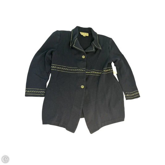 Blazer Luxury Designer By St John Collection In Navy, Size: 10