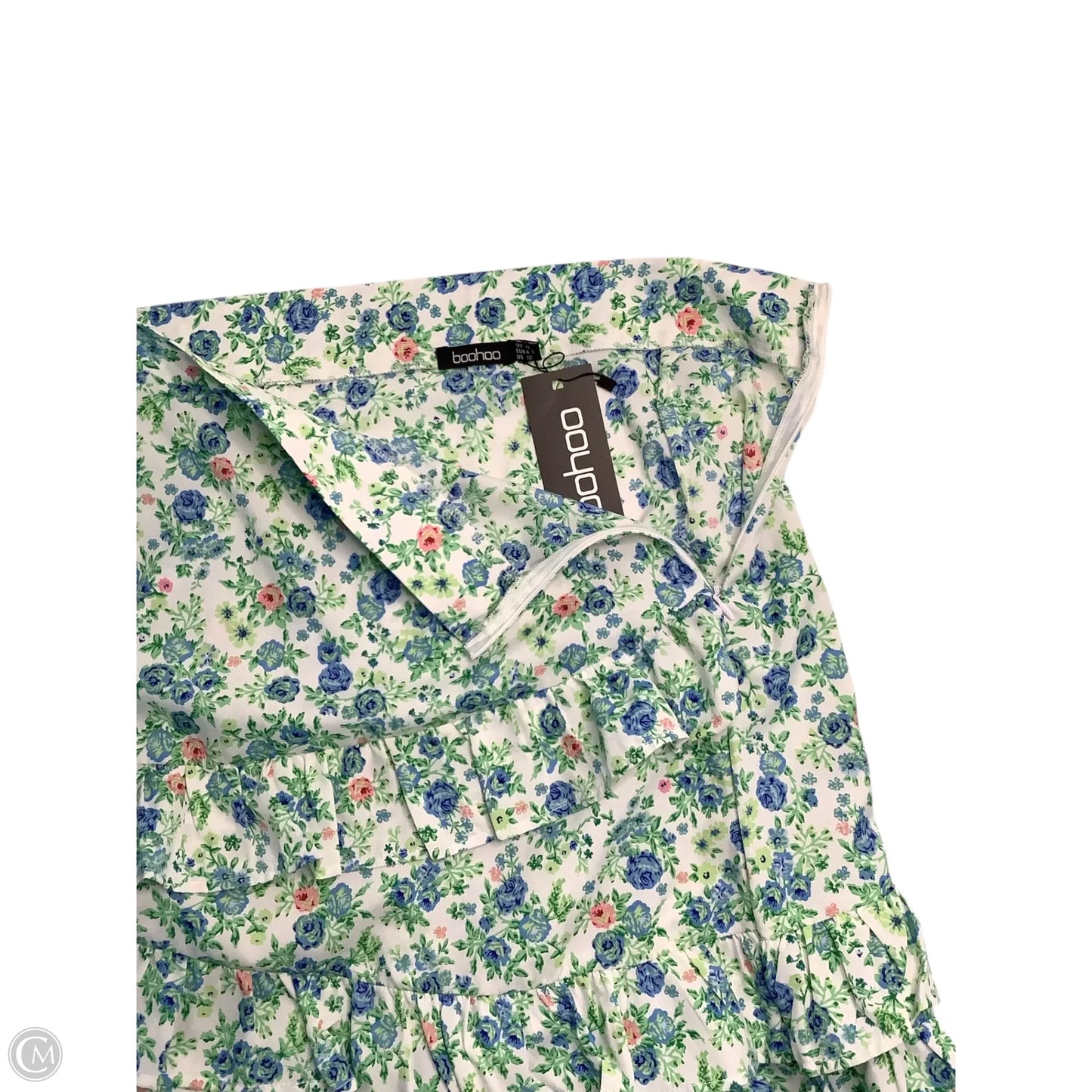 Skirt Set 2pc By Boohoo Boutique In Floral Print, Size: 12