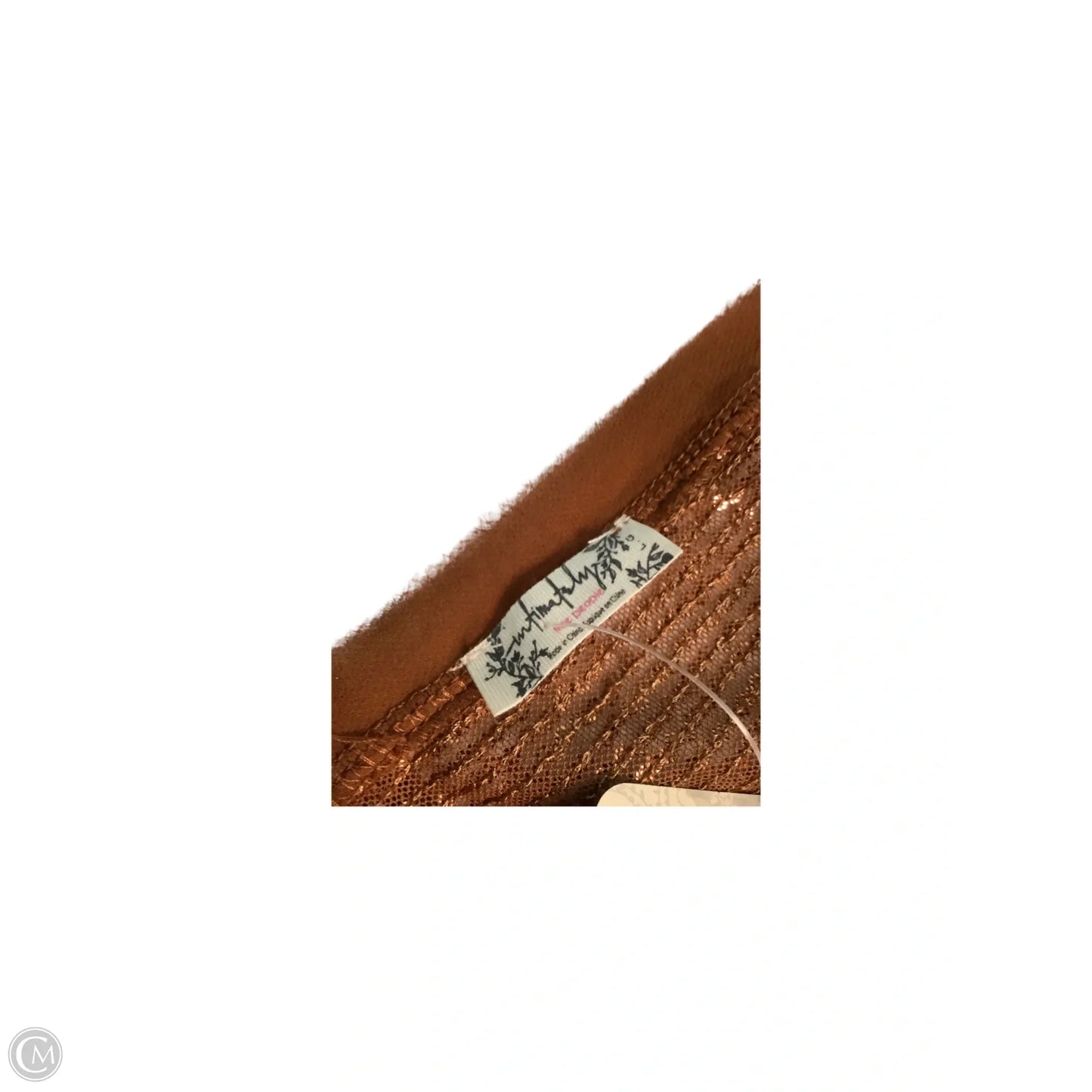 Top Sleeveless By Free Kisses In Copper, Size: L