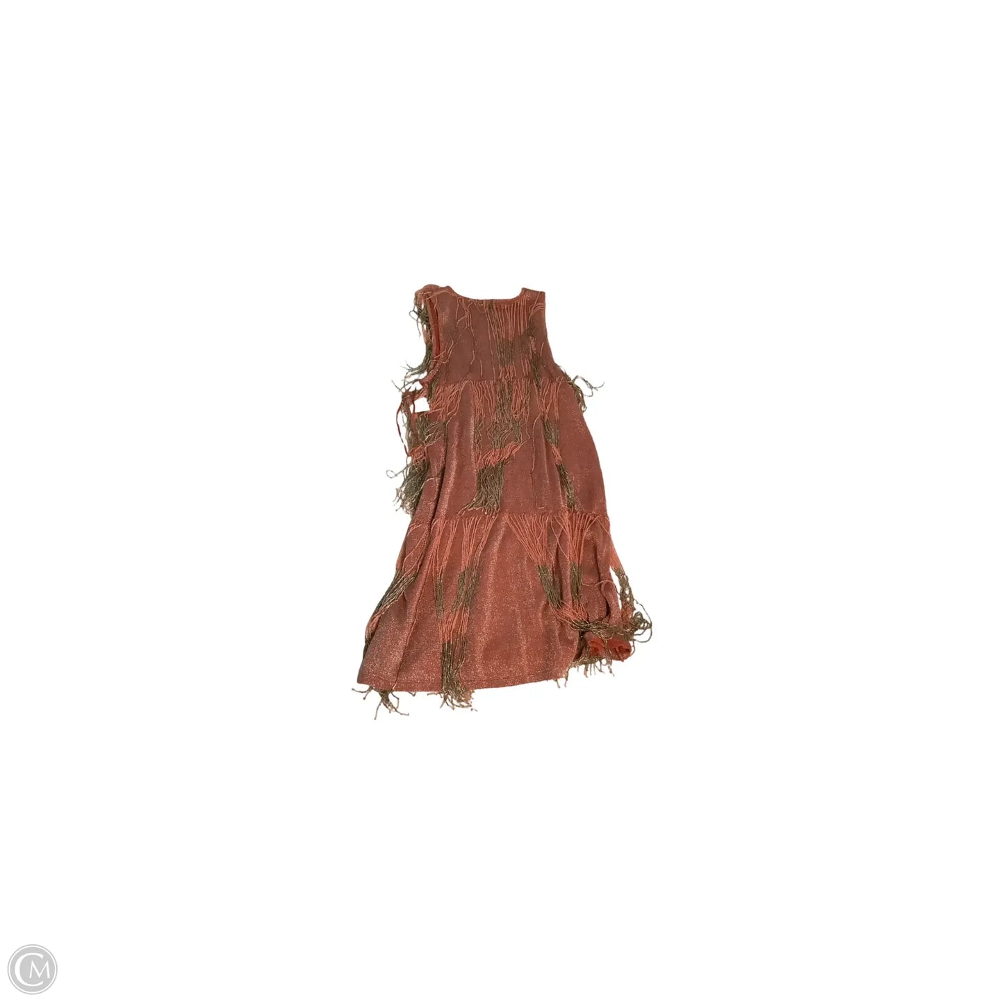 Dress Party Midi By Zara In Orange, Size: S
