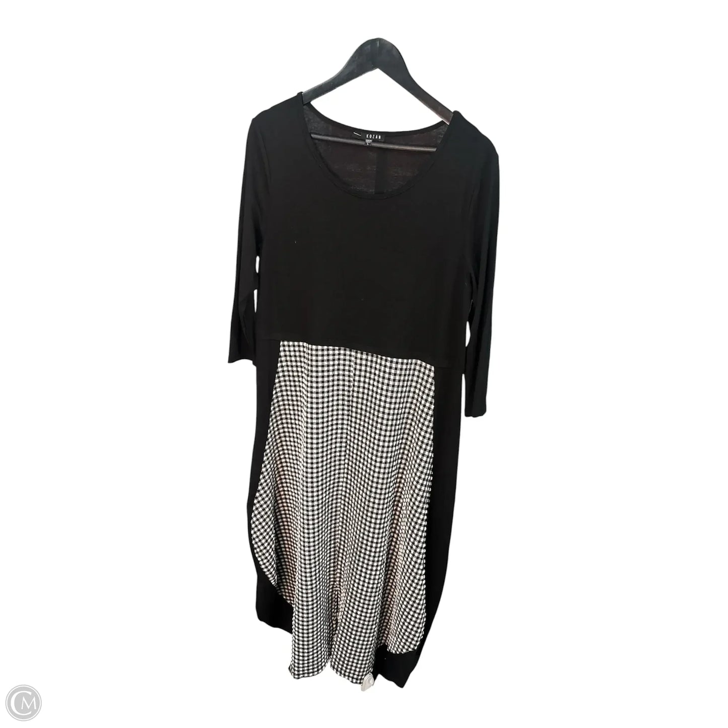 Dress Casual Maxi By Clothes Mentor In Black & White, Size: L