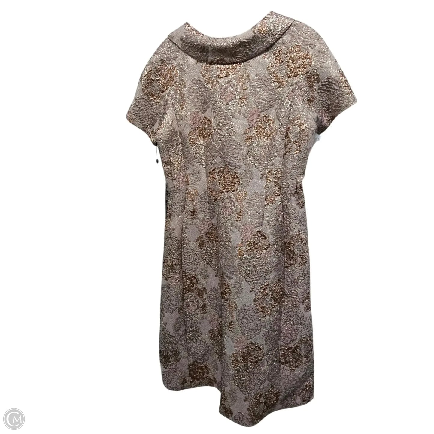 Dress Casual Midi By Clothes Mentor In Beige, Size: 8