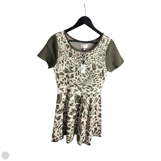 Dress Designer By Milly In Green & Pink, Size: 14