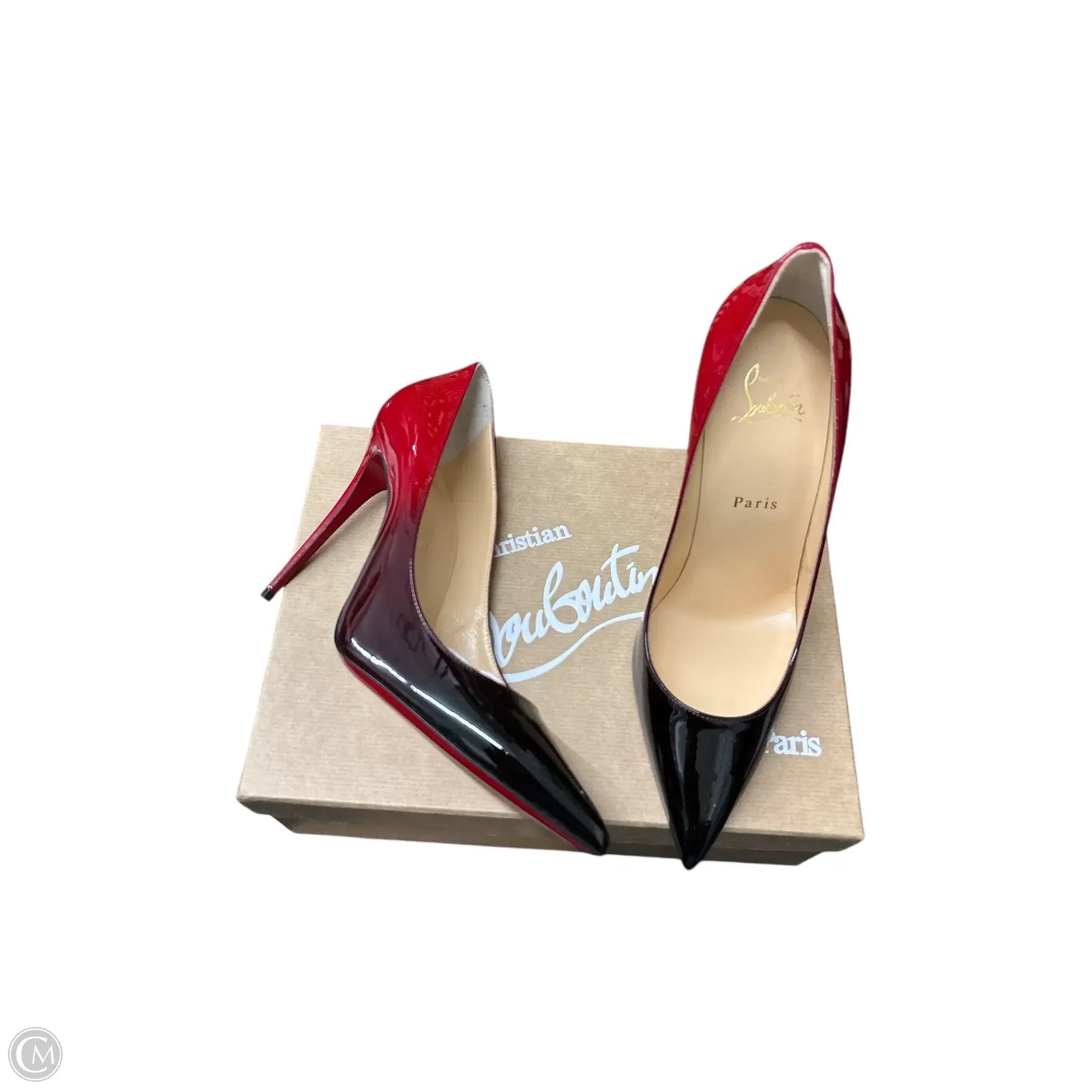 Shoes Luxury Designer By Christian Louboutin In Black & Red