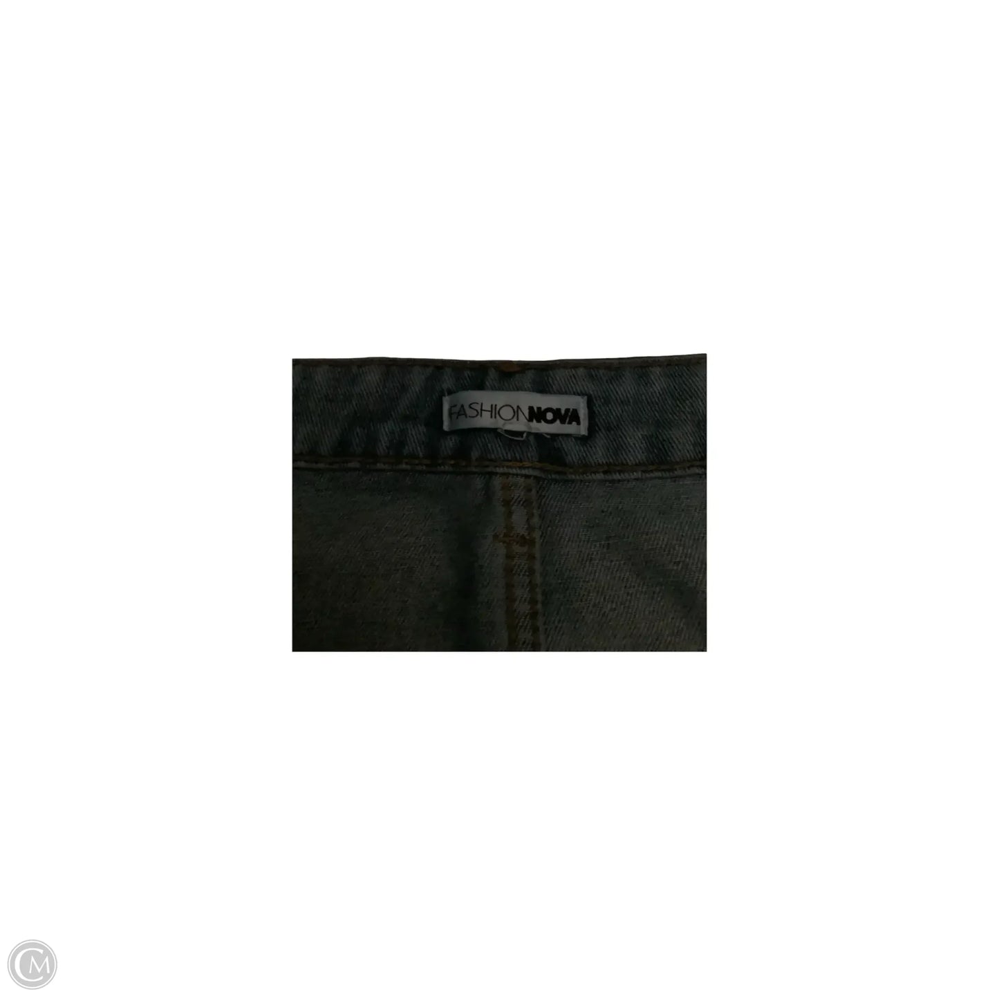 Skirt Maxi By Fashion Nova In Blue Denim, Size: 2x