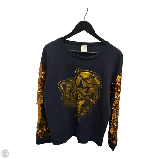 Top Long Sleeve Basic By Pink In Multi-colored, Size: M