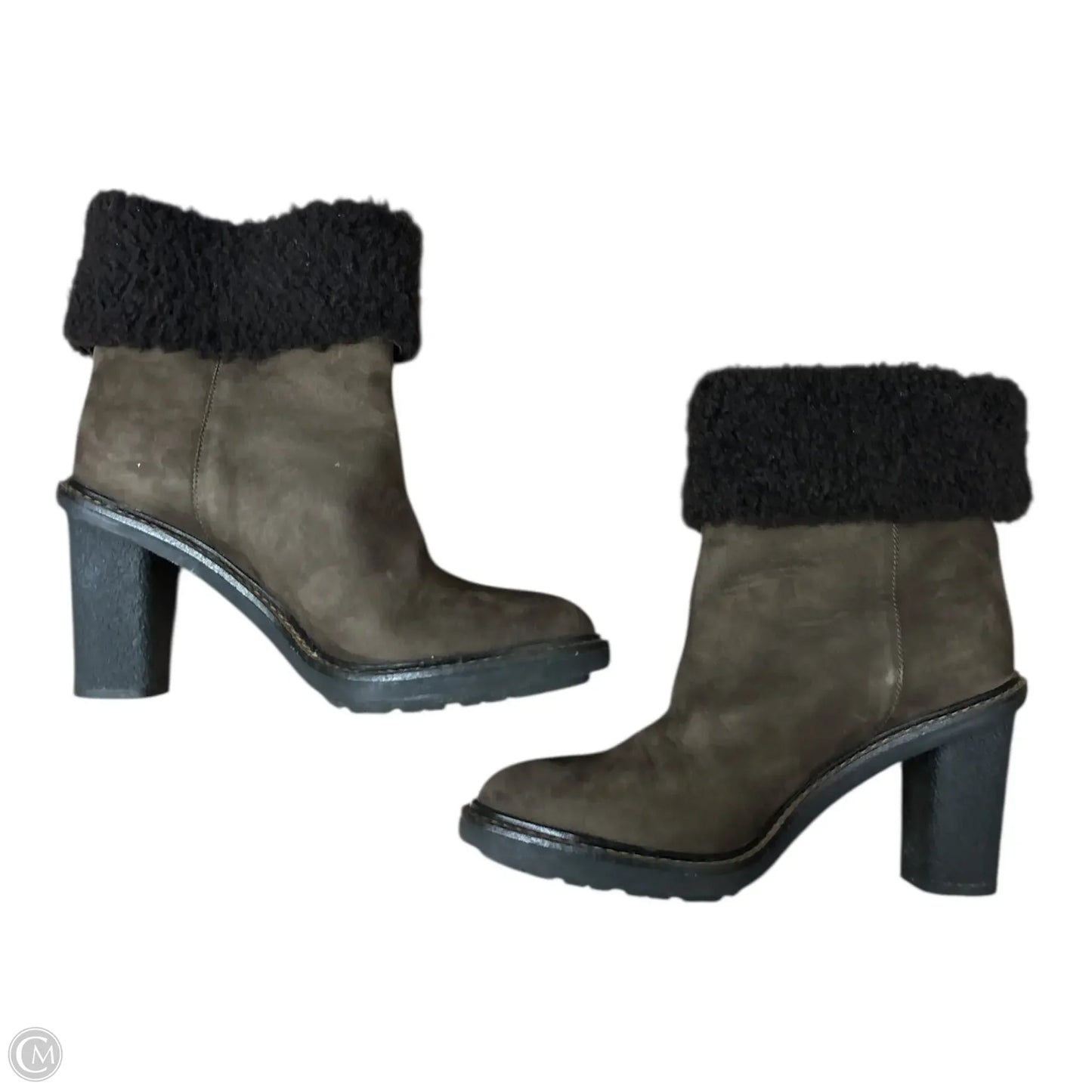 Boots Luxury Designer By Fendi In Brown