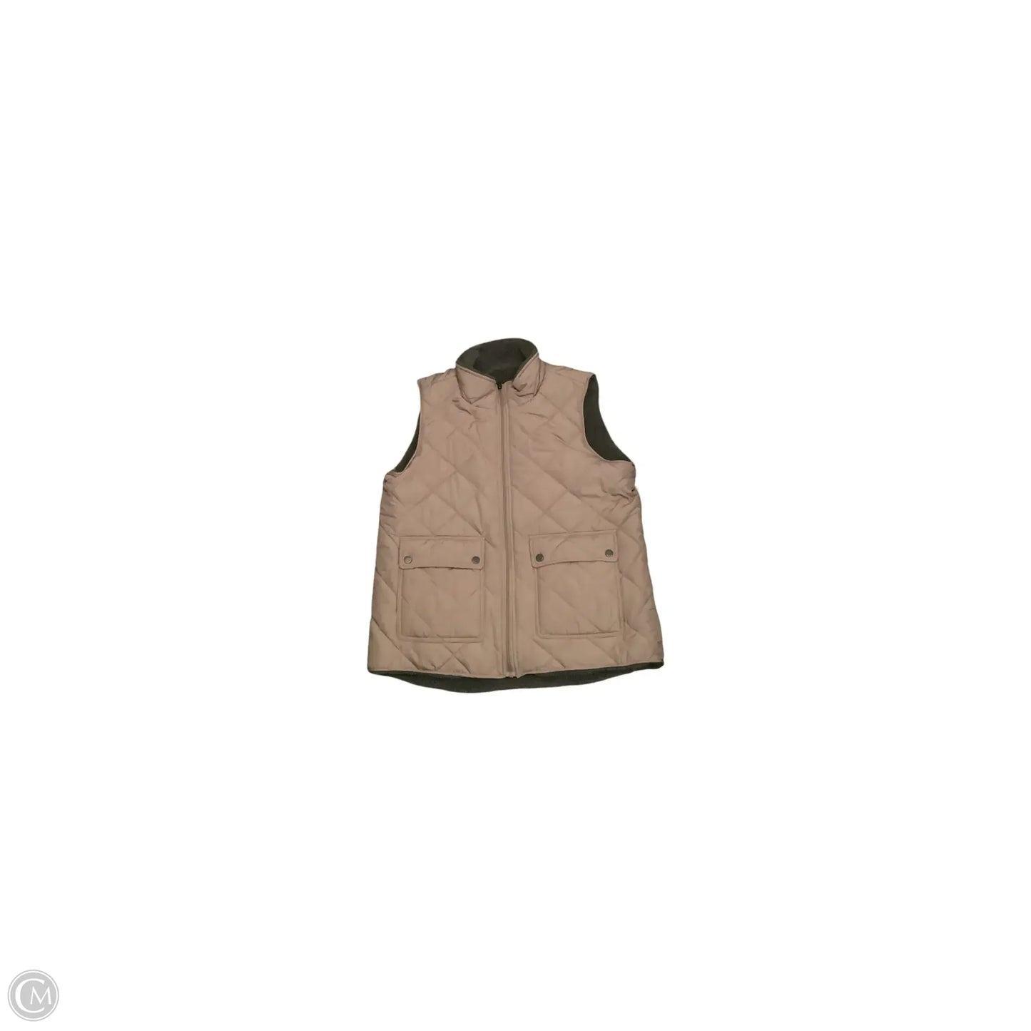 Vest Puffer & Quilted By Weatherproof In Mauve, Size: L