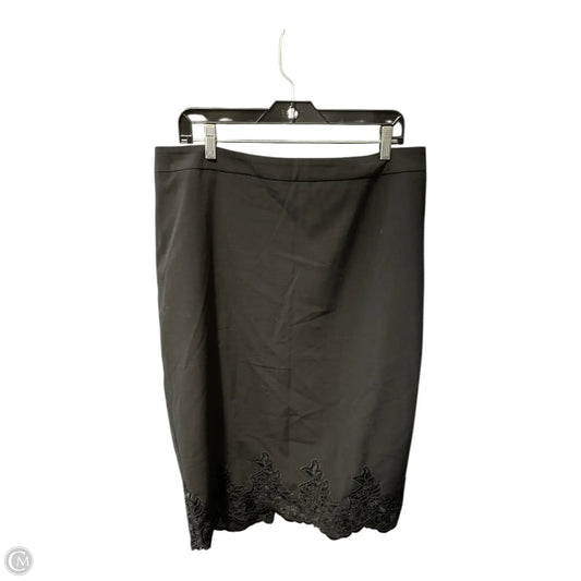 Skirt Midi By Lane Bryant In Black, Size: 14