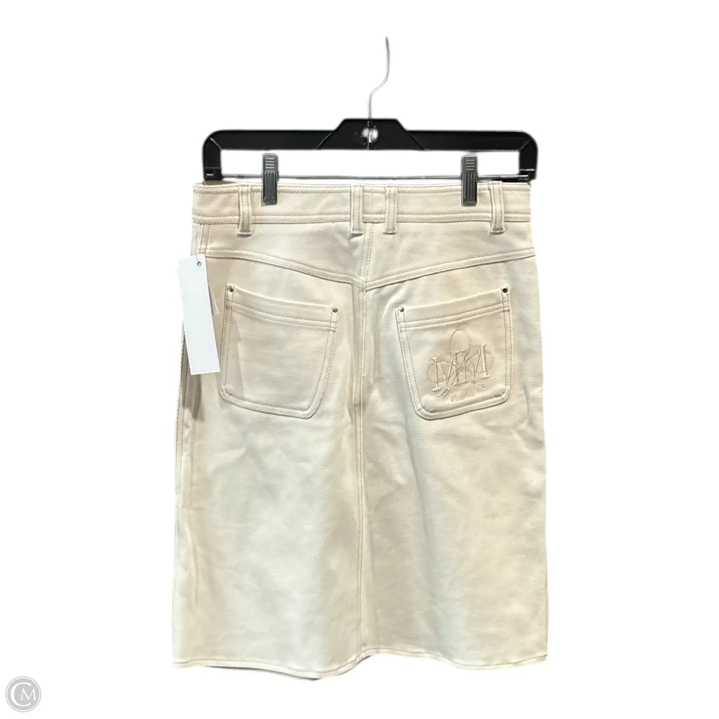 Skirt Designer By Max Mara In Cream, Size: 4