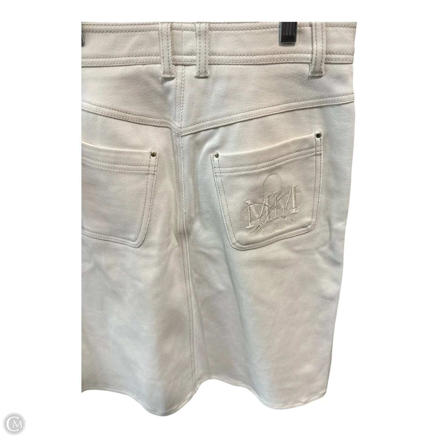 Skirt Designer By Max Mara In Cream, Size: 4