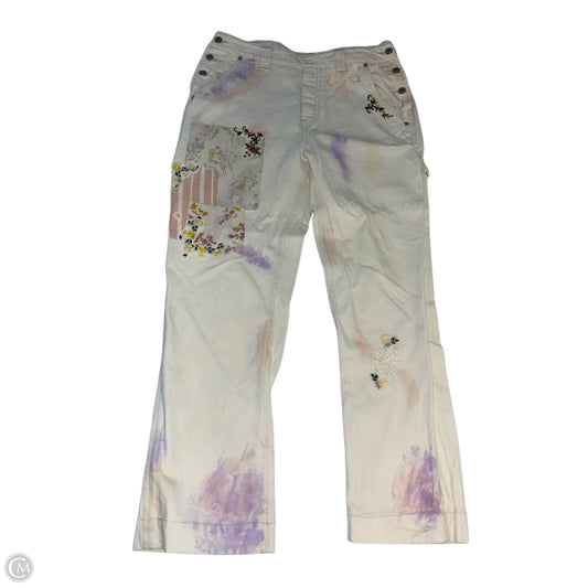 Jeans Straight By We The Free In Cream, Size: 14