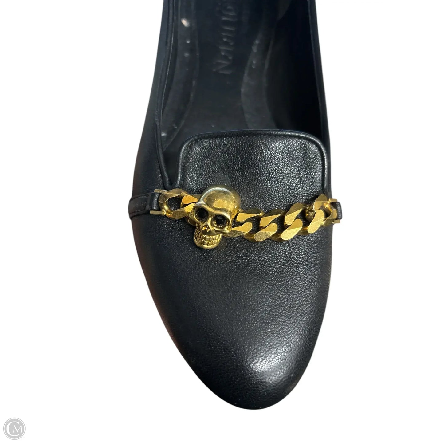 Shoes Luxury Designer By Alexander Mcqueen In Black & Gold