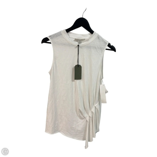 Top Sleeveless Designer By All Saints In White, Size: S
