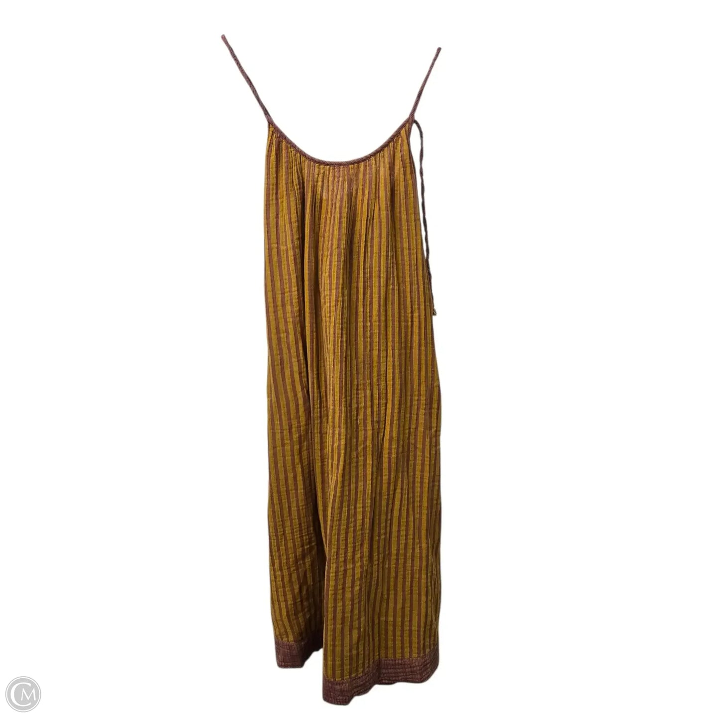 Dress Casual Midi By Free People In Striped Pattern, Size: L