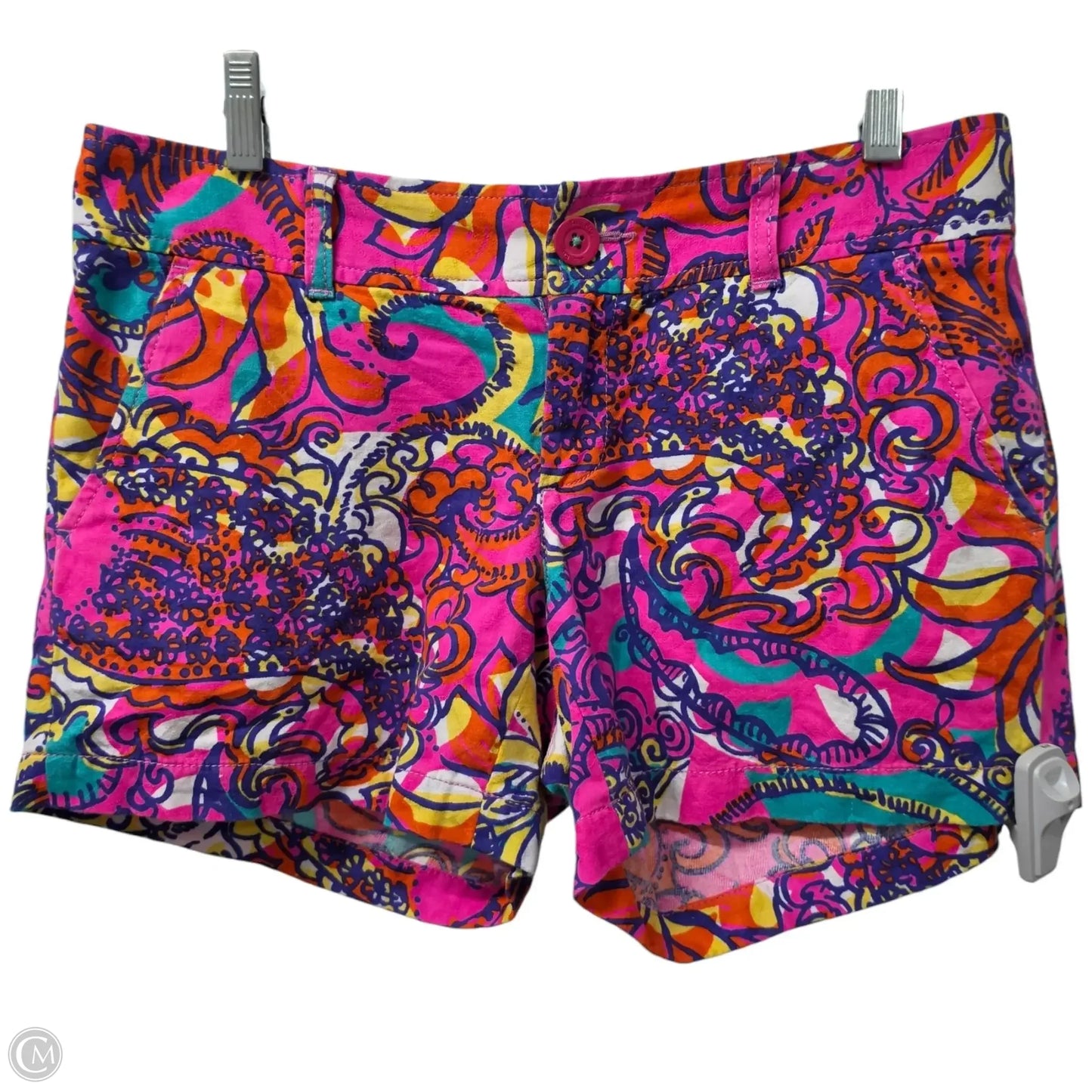 Shorts Designer By Lilly Pulitzer In Pink & Purple, Size: 4