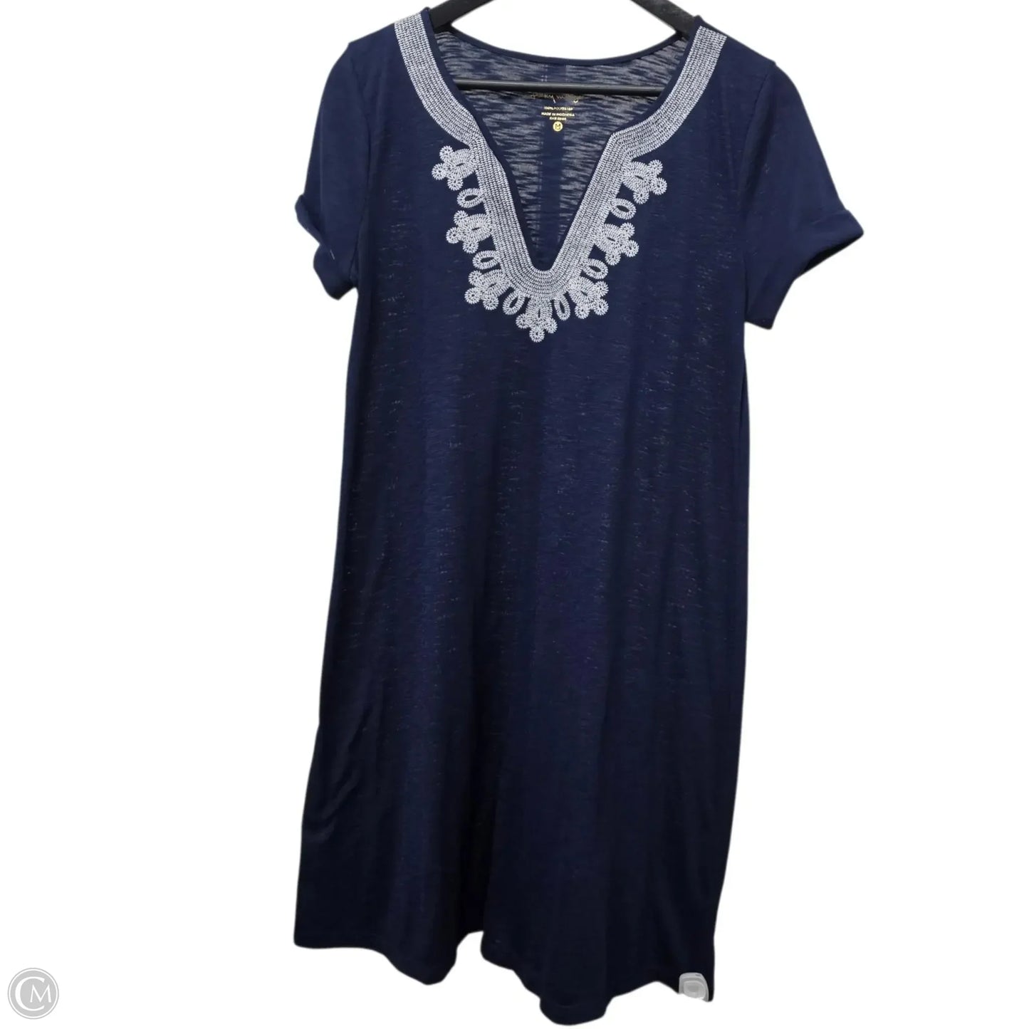 Dress Designer By Lilly Pulitzer In Navy, Size: M