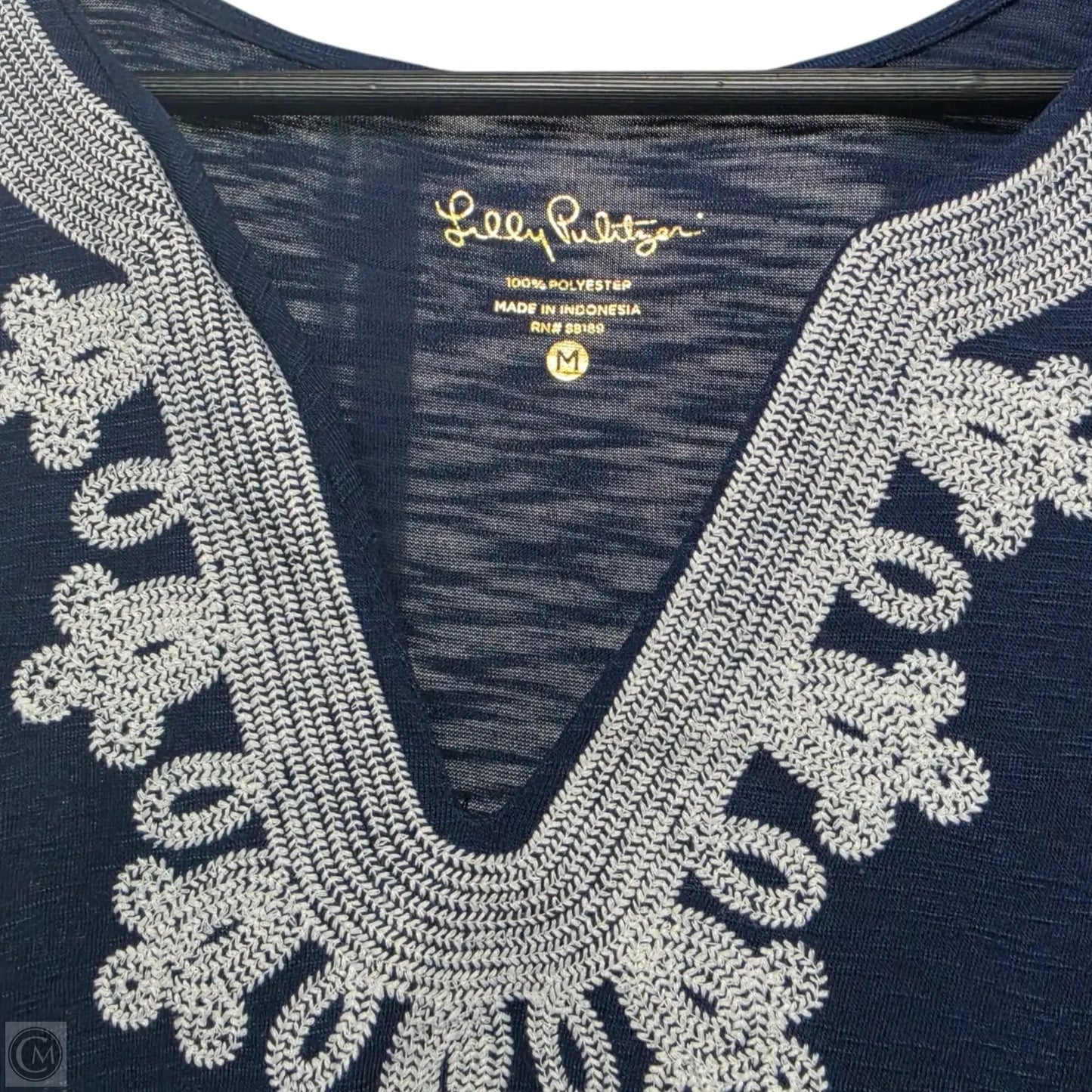 Dress Designer By Lilly Pulitzer In Navy, Size: M