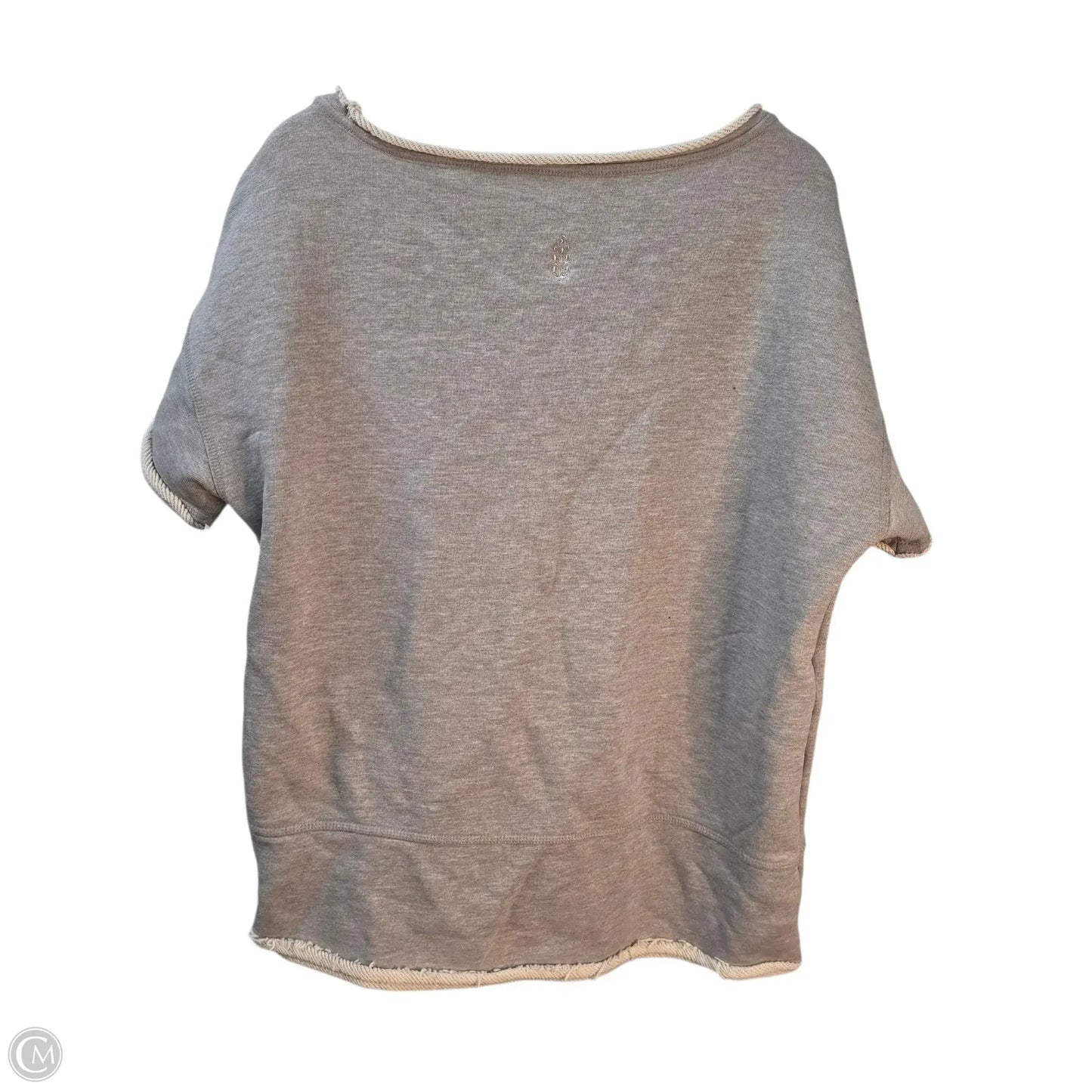 Top Short Sleeve Basic By Free People In Grey, Size: S
