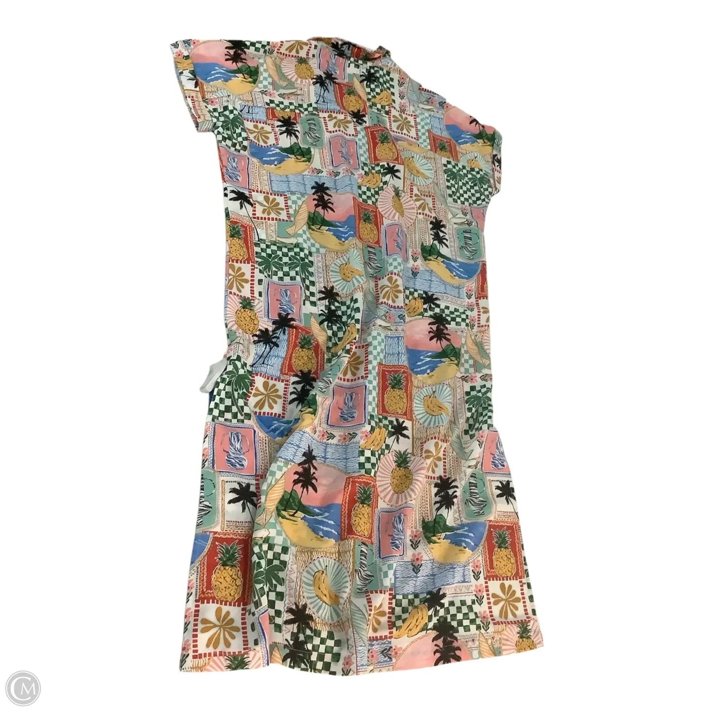 Dress Casual Maxi By Skies Are Blue In Tropical Print, Size: Xl