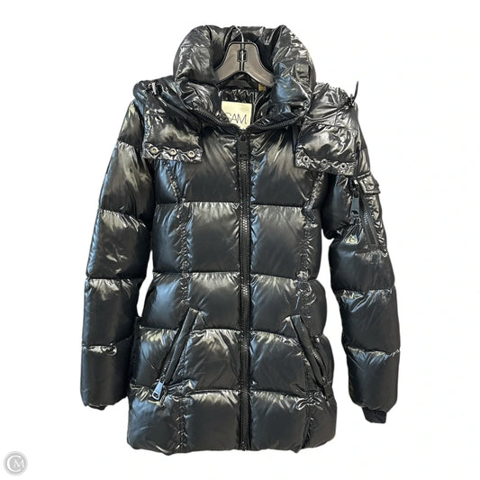 Coat Puffer & Quilted By Cma In Black, Size: S
