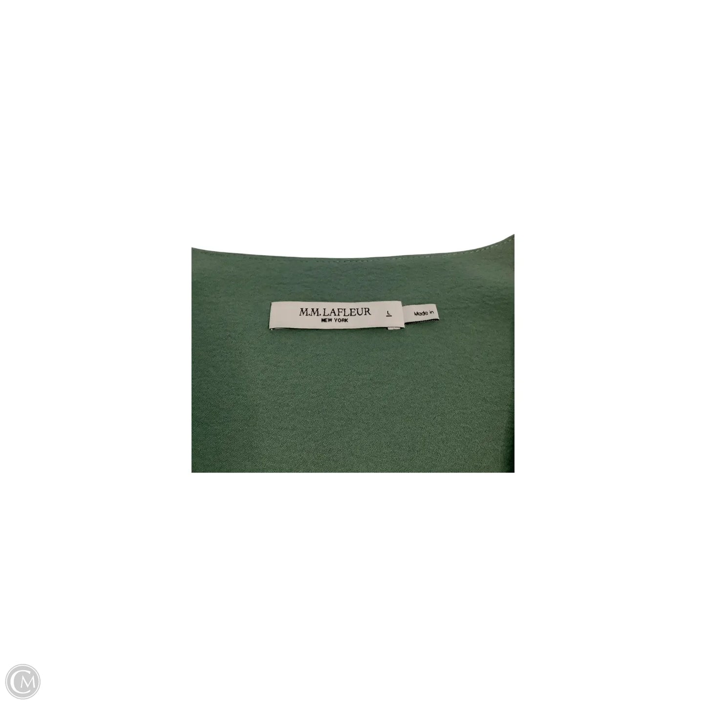 Top Long Sleeve By Cma In Green, Size: L