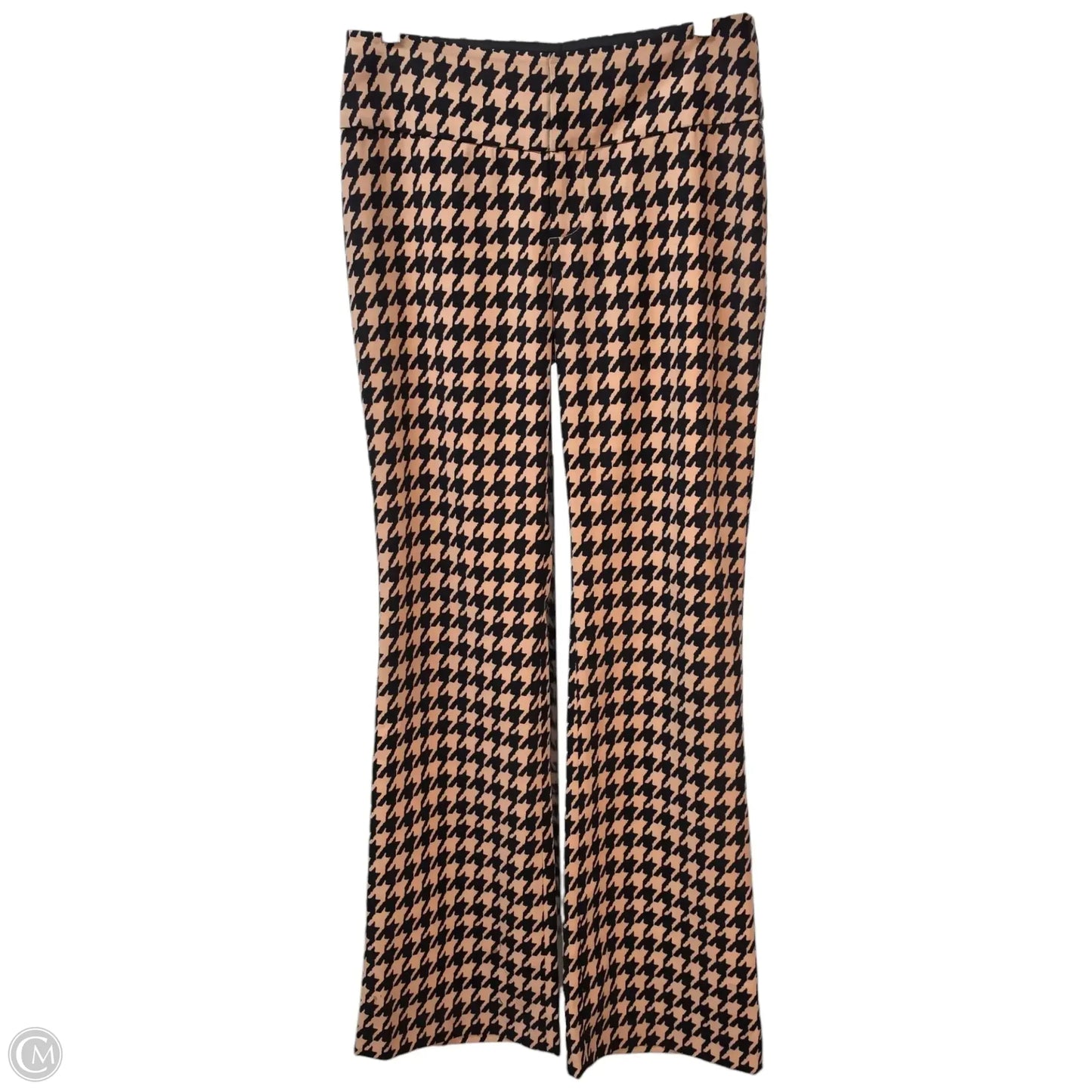 Pants Designer By Alice + Olivia In Black & Tan, Size: M