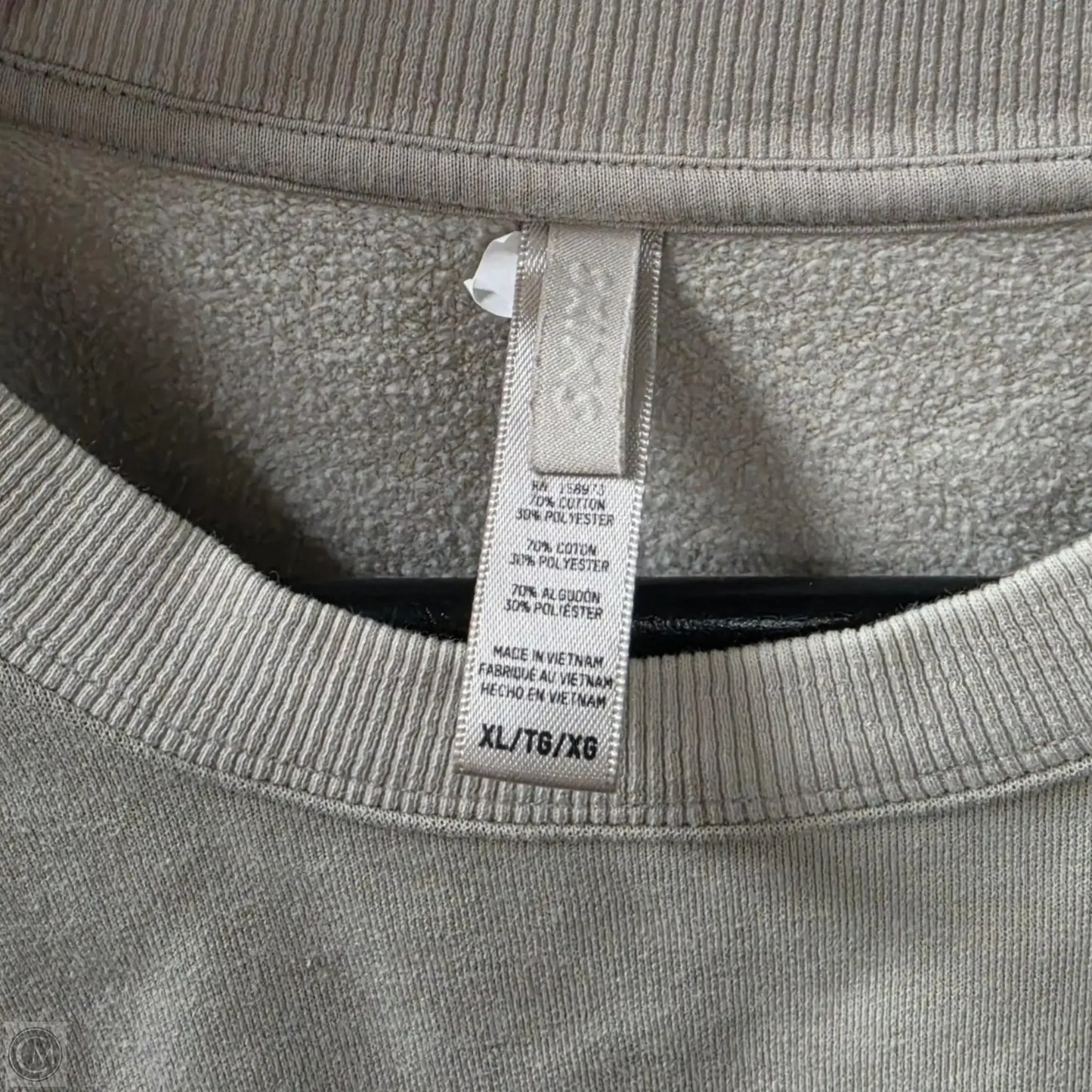 Sweatshirt Crewneck By Skims In Taupe, Size: Xl