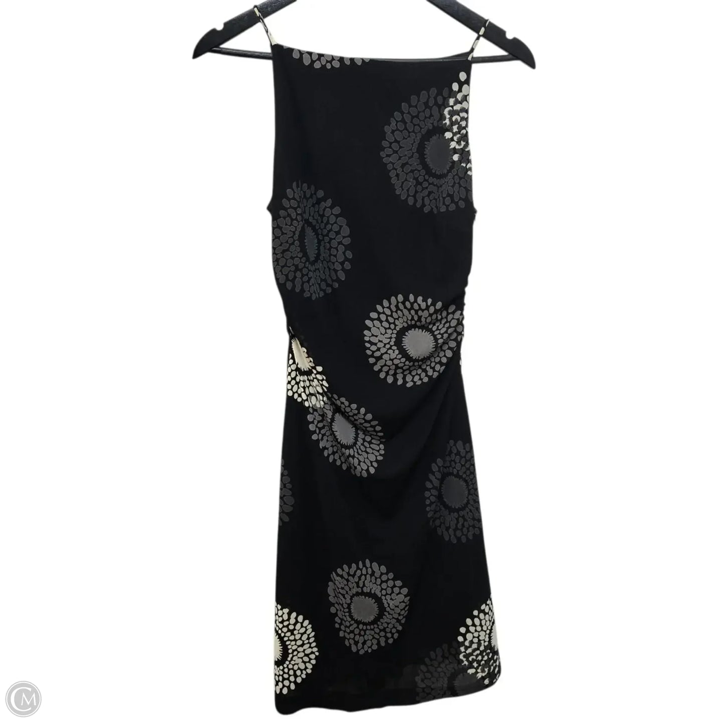 Dress Casual Midi By David Meister In Black & Grey, Size: 10