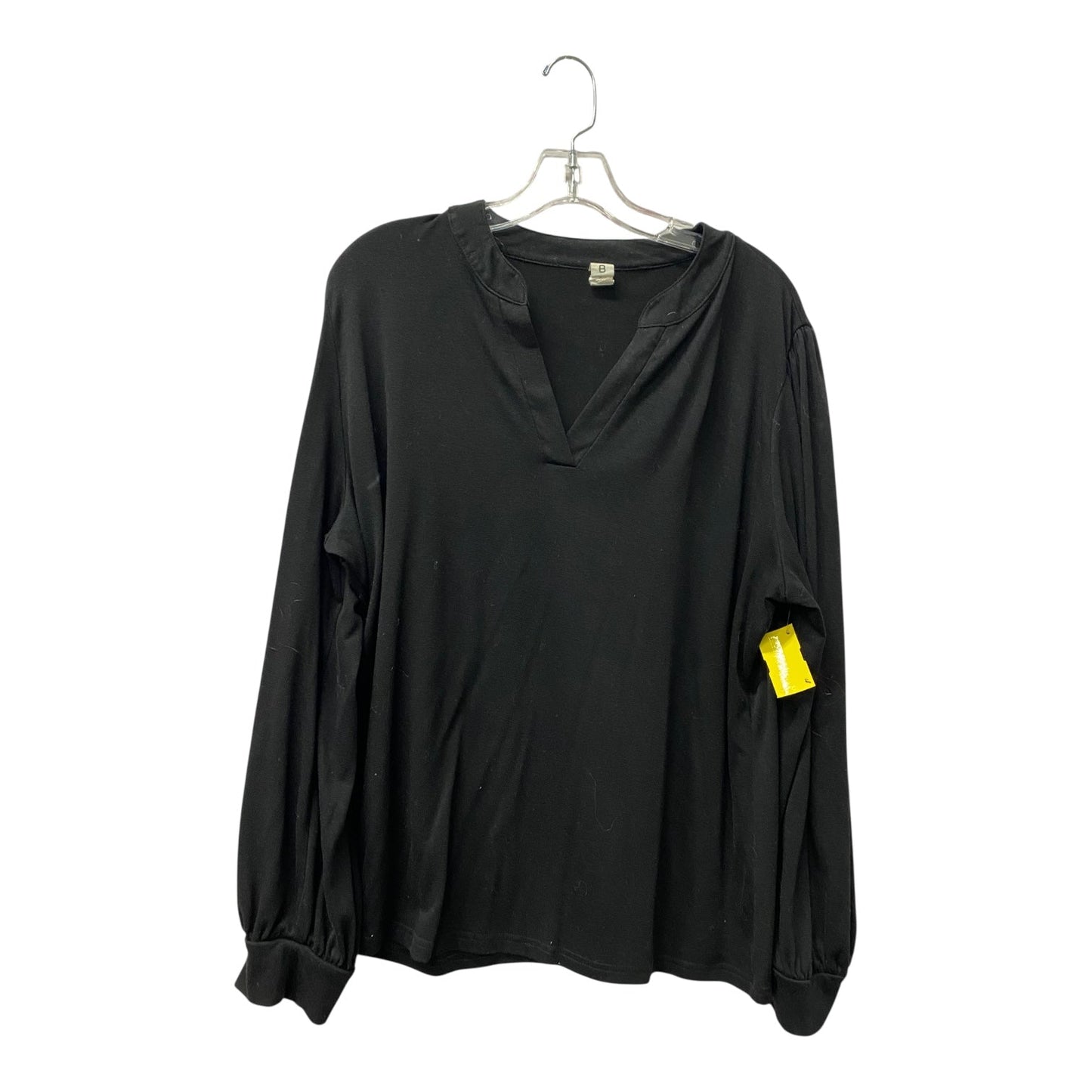 Top Ls Basic By B In Black, Size:Xl