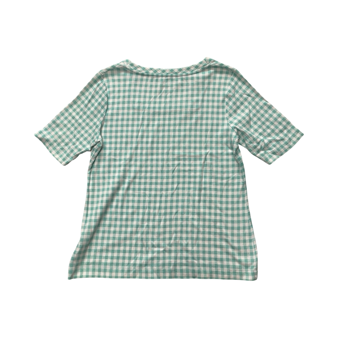 Top Ss By Croft And Barrow In Plaid Pattern, Size:L